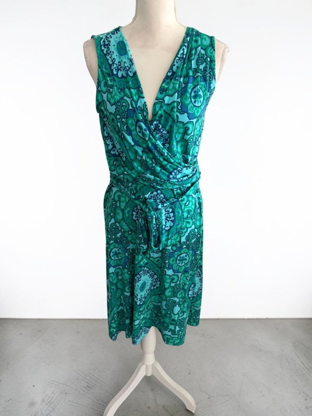 TOMMY BAHAMA Green Tropics Dress Size Medium
